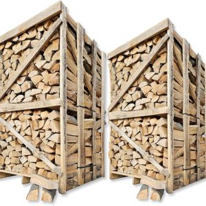 1 x 1,8 RM Kiste Brandhout Buche 33 cm luftgetrocknet ofenfertiges Brandhout Heizholz Lagerfeuer Pizzaofen Energie Kienbacher