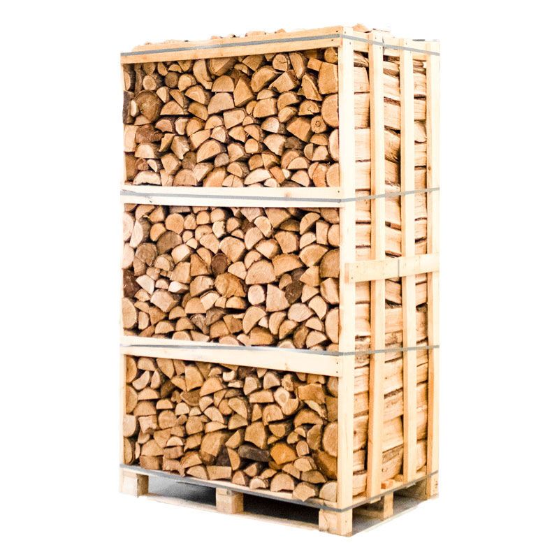 pallet kammergetrocknetes gekloven Eiche Brandhout 33cm