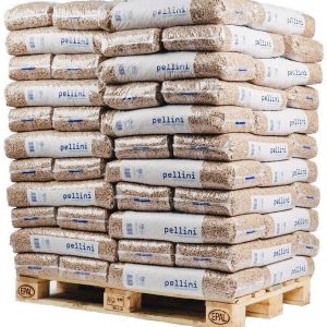 Pellini Houtpellets 66 x 15 kg Sackware pallet