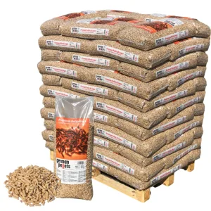 German Pellets – pallet mit 66 Säcken à 15 kg