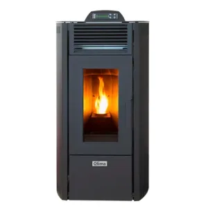 Qlima Viola 85 S pelletkachel - 7,6 kW - zwart