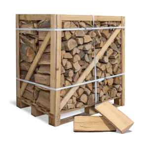 Beukenhout 1 RM – 500 kg – Ovengedroogd – Lengte van de stammen 33 cm