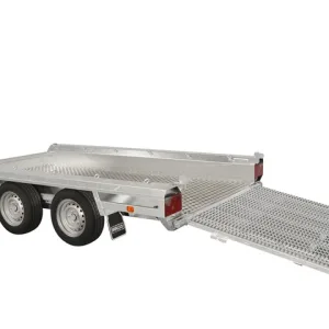 Hulco TERRAX - 2 3000 LK - 3000 kg bruto laadvermogen - machinetransporter - 294x150 cm laadoppervlak - geremd